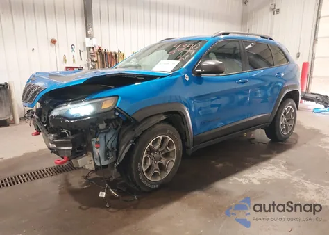 2021 Jeep Cherokee Trailhawk 4X4 из США, поврежденный, VIN 1C4PJMBX0MD253105